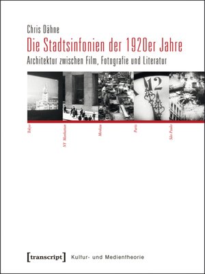 cover image of Die Stadtsinfonien der 1920er Jahre